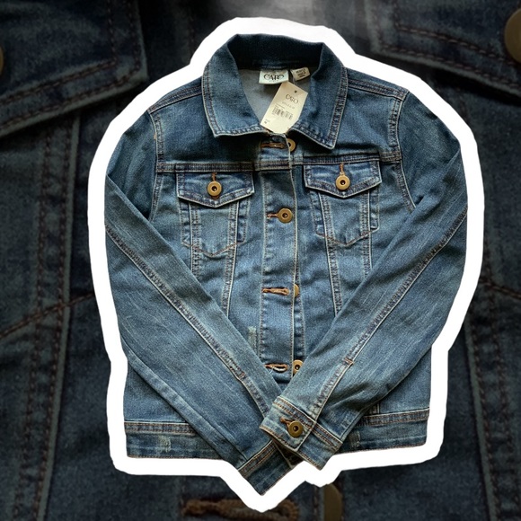 Cato Other - Cato Girls Stretch Denim Jacket - Size 10-12